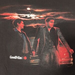 Stylish Black T Shirt for Men. Goodfellas Branded Shirt. Vintage